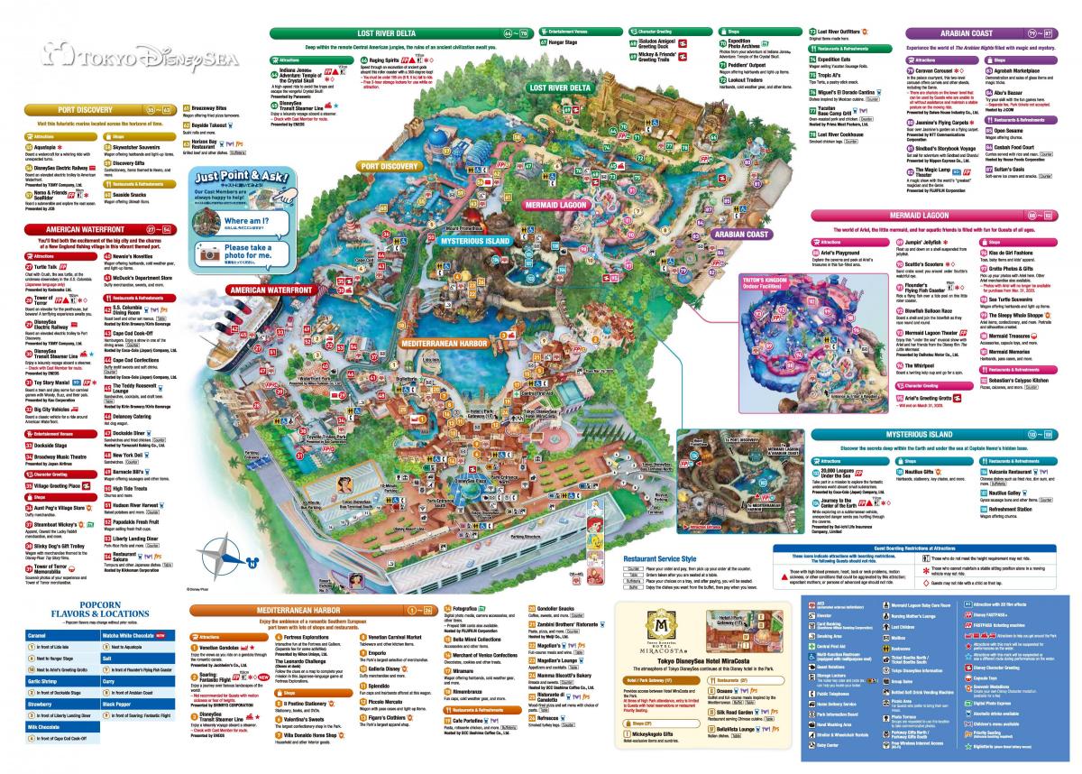Disneysea mapě