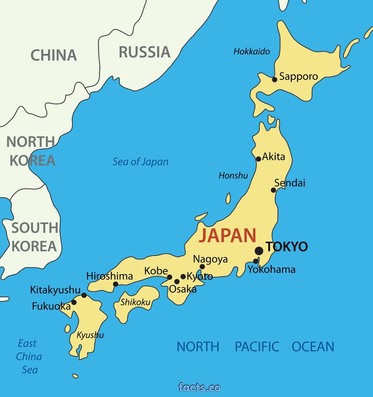 Tokyo mapa umístění