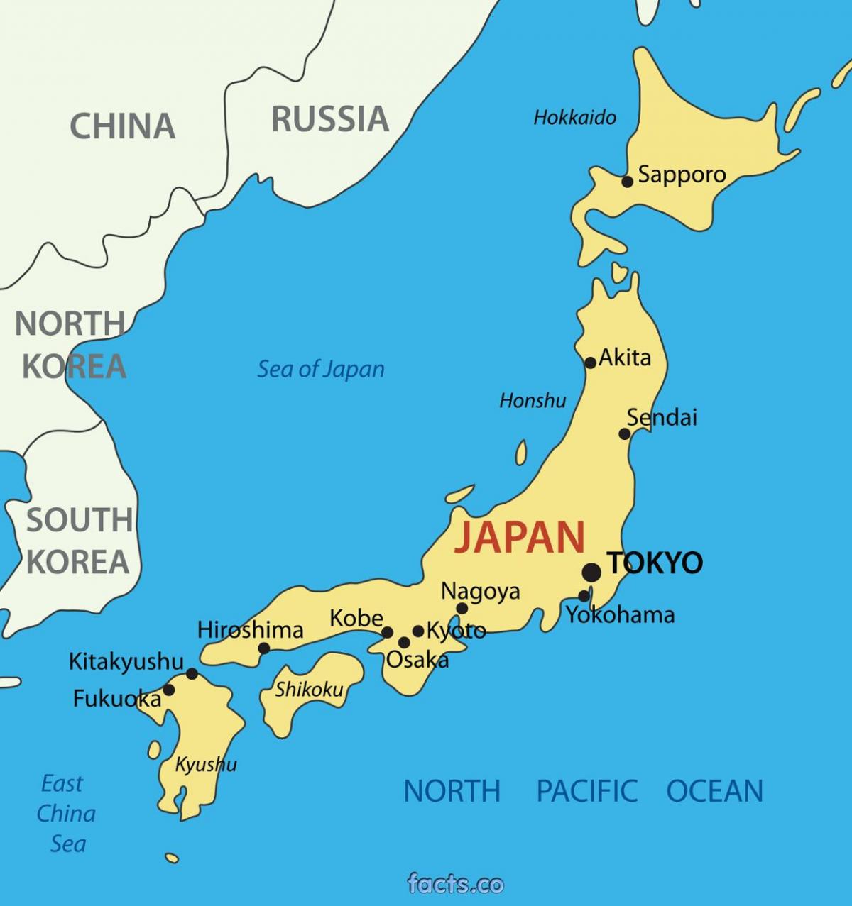 Tokyo mapa umístění