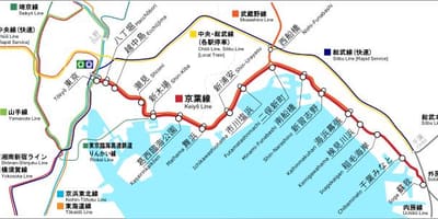Mapa Keiyo line
