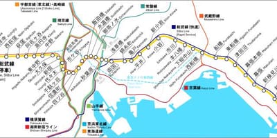 Mapa Sobu line