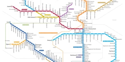 Mapa Tobu tojo line