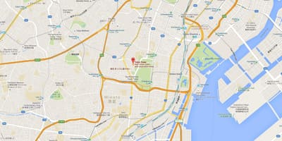 Mapa Tokyo tower