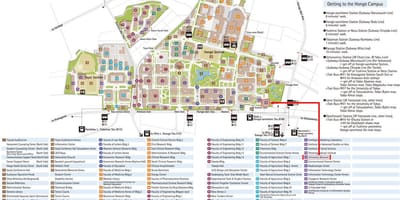 University of Tokyo campus mapa